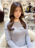 髪質改善縮毛矯正レイヤーカット顔周り前髪韓国ミニウルフ錦糸町