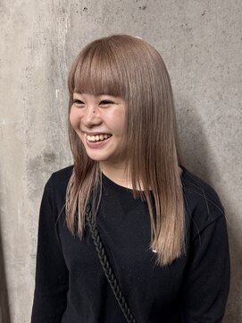 アジリ(agili) ハイトーン/ミルクティーベージュ/ベージュ/ブリーチ/春カラー