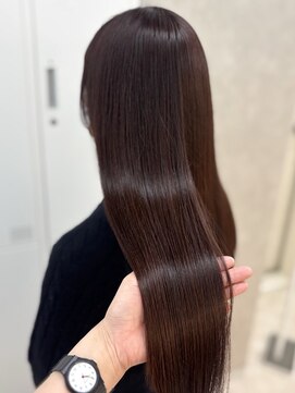 ロウ 札幌(ROW) 艶髪縮毛矯正×髪質改善トリートメント/札幌大通駅個室美容室