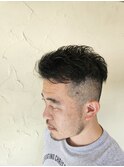 ツーブロックショート
