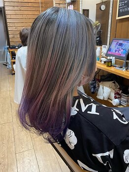 ライフ ヘアーサロン(Life -hair salon-)の写真/ダメージレスカラーを多数ご用意！今まで思い通りにならなかった方や、カラーデビューの方にもオススメ★