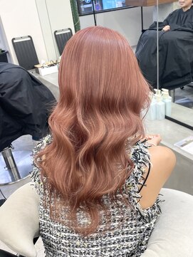 ソソ(soso) くびれヘア/アプリコットオレンジ/夏のヘアアレンジ/横浜