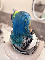 ヘア サロン クラン ソア 心斎橋店(hair salon clan soar)&nbsp;編みおろしハーフツイン【クランソア】ヘアメ/ヘアセット/心斎橋