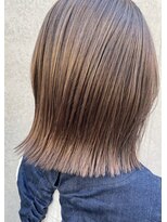 レジュアル(RESSUAL)&nbsp;ミディアムヘア暗めカラーグランマッシュデザインカラー