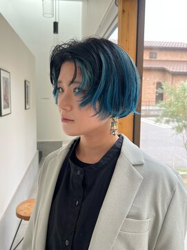 インチェルシー(in chelsea) シンプルなボブのデザインカラー