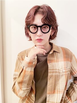 ノラキチジョウジ(NORA KICHIJOJI) ウルフボブロングレイヤー耳かけフェイスレイヤーレイヤーボブ