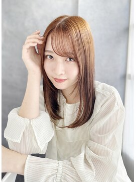 《30代～大人透明感》白髪ぼかしハイライト＋艶カラー