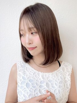 カバーヘア ブリス 戸田公園西口店(COVER HAIR bliss) ミディアムレイヤー/ココアベージュ/髪質改善/艶髪p戸田公園