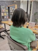 黒髪/クラゲヘアー/オリーブグレー/小顔/ココアベージュ/佐倉