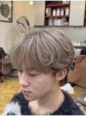 MEN’S HAIR/サーフカール/刈り上げセンターパート/柏駅