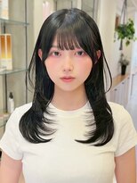 ミリ(mm)&nbsp;10代20代30代レイヤーカットワンカール透明感カラー髪質改善仙台