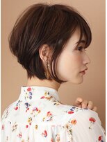 ロビー 青山(ROBBY)&nbsp;ショートボブ/前髪あり/小顔ショート/30代/40代/50代