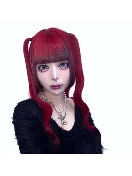 ギミックパシャ(GIMMICK pasha) 赤×黒 デザインカラー