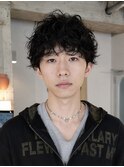 メンズパーマメンズカットニュアンスパーマシャドウパーマメンズ