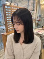 フゥカ 売市店(fuka)&nbsp;【艶カラー☆】八戸ココアブラウン×髪質改善トリートメント