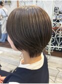 【ラベンダーグレージュ×襟足スッキリショート】kanna