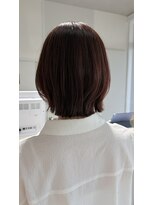 ログ(log)&nbsp;ニュアンスパーマ　髪質改善カラー　顔まわり　レイヤー　艶髪