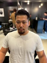 ザマンニューヨーク メンズ 白金店(THE MAN NewYork)&nbsp;大人外国人風メンズビジネスマンサイドパートショート