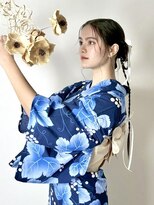 ヘアコレクション アンジュ(Hair collection Unge)&nbsp;カチモリアレンジ×浴衣スタイル＊