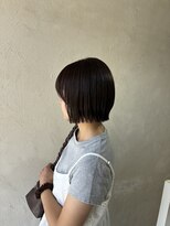 ユッカ 高槻茨木店(YUCCA) 【 YUCCA 】大人可愛いプツッとボブ・/グレージュ