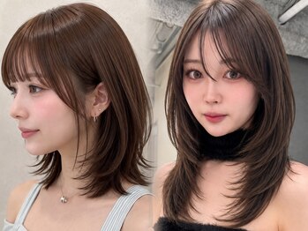 サンドレオ 新宿店(sand Leo)の写真/新宿で1番レイヤーボブのお客様を担当してるからこそできる再現性の高いカットがあります/新宿