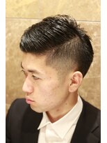 バルビエ グラン 銀座(barbier GRAND) かき上げヘア/フェードカット/ウェットヘア