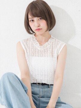 パティオン(PATIONN) ナチュラルシンプル内巻きストレート似合わせカットふわ軽ボブ