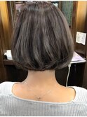 ハイライトワンレンボブ
