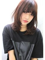 ラエティス(Laetus)&nbsp;小顔に見える顔周りレイヤーひし形ロブ×デジタルパーマ