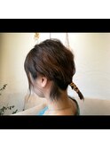 革ひもヘアセット☆