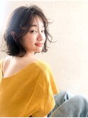 Ameri. 大人っぽかきあげボブ【新宿】