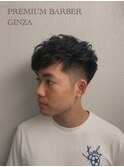 フェードパーマmix 〈理容室〉銀座
