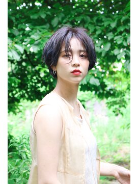 オーイット(ooit) ＊ナチュラルショートヘア×暗髪アッシュカラー＊