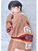 mowen前髪xセシルカットxココアブラウンxフリンジウェーブ