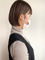 ツイギー 宮西店(TWiGGY)&nbsp;ミニボブに柔らかベージュ