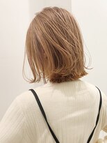 アイティー バイ アルバム 浦和店(IT by ALBUM) ベージュボブ_ホワイトアッシュショートパーマ_ba312221