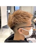 フェードカット【倉敷】【岡山】【スパイラルパーマ】