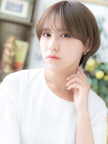 カバーヘアアンドスパ ブリス 浦和(COVER HAIR&SPA bliss) バレイヤージュ外国人風前下がりボブショートa浦和20代30代40代