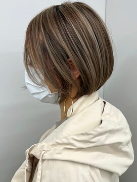 ジルブラン 国分寺(JIL BLAN) 大人ショートヘア/ハイライトカラー/イルミナカラー[国分寺]