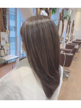 フープヘアー(HOOP.HAIR) ナチュラルハイライトカラー