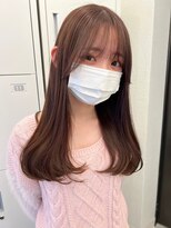 ボタン ハカタ(VOTAN hakata)&nbsp;【YU_KA】ふんわりベージュカラー×顔まわりカット