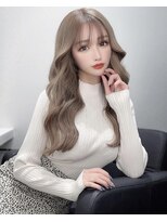 エリーツ 表参道(elyts)&nbsp;【表参道elyts】ミルクティーベージュ×シールエクステ