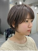 ショートボブ/ダブルカラー/髪質改善/学割U24[下北沢/下北沢駅]