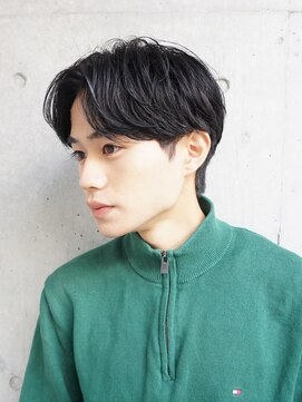 マイロ(mailo) メンズセンターパート×ニュアンスパーマ×韓国マッシュ