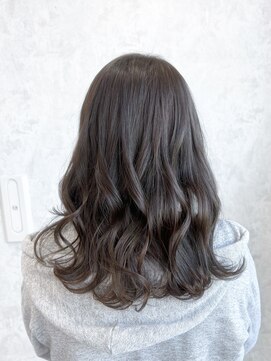 デミヘアー(Demi hair) オリーブグレージュ×ゆるふわ巻