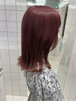 ロンドルーチェ 心斎橋(Lond luce)&nbsp;ダークアッシュ/ミディアムレイヤーカット［髪質改善/縮毛矯正］
