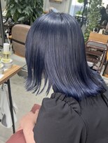 ウーフ(U-fu) ブルーブラック/ハイトーンカラー/ダブルカラー