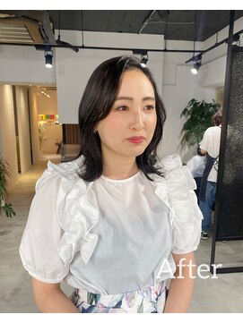 アリーズ シブヤ(ALLYS shibuya) 似合わせカット　おくれ毛カット　顔周りカット