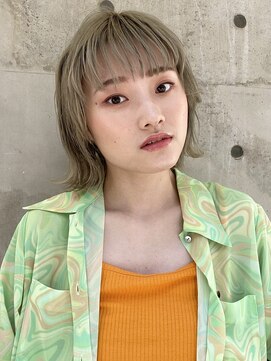 ピークアブー アヴェダ アトレ恵比寿(PEEK-A-BOO AVEDA) 外ハネボブ/前髪あり/顔まわりレイヤー/20代30代40代