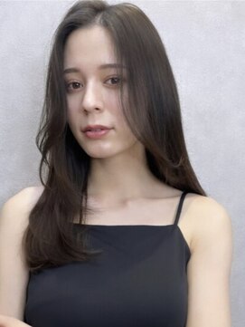 プアメリア 名古屋(Puamelia) トリートメント ブリーチなしダブルカラー 前髪縮毛矯正